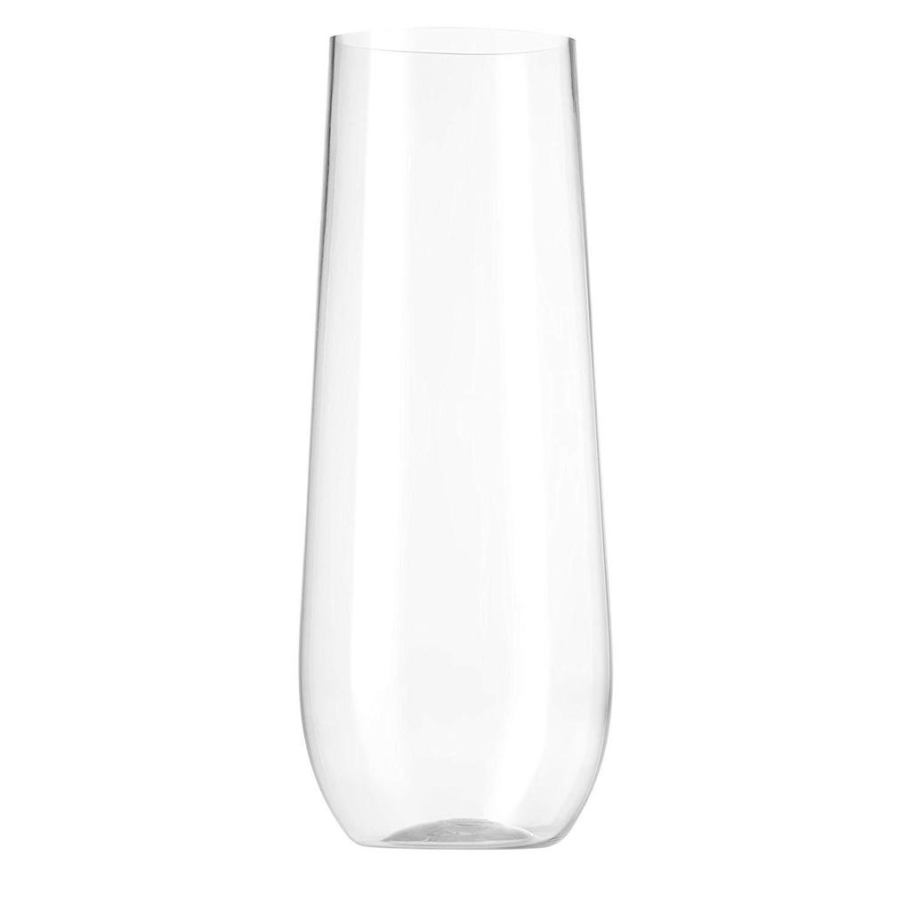 15 Stück BPA-frei 9oz Flöte Recycelbar Unzerbrechlich & Klarer Kunststoff Sektgläser Flöte Party Weinprobe Hochzeit Silvester