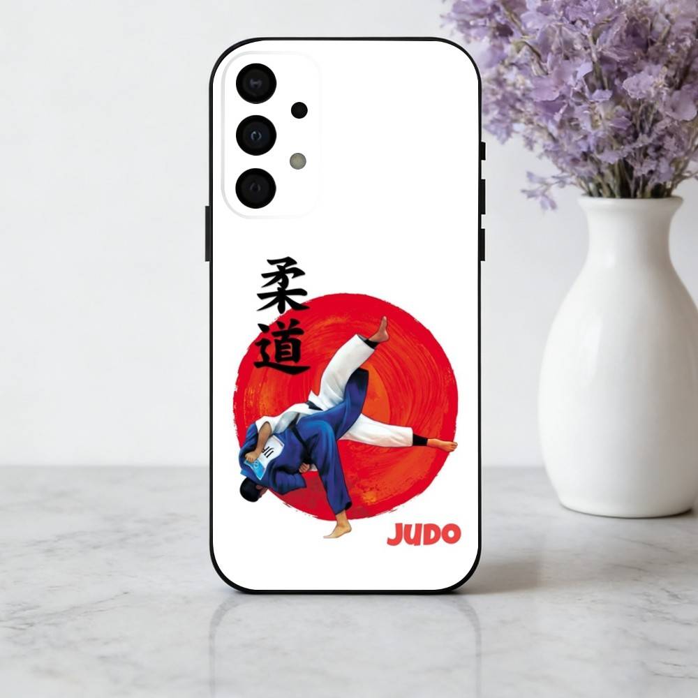 J-Jujitsu J-JudoS Phone Case For Samsung Galaxy A73,A72,A71,A70,A53,A52,A51,Soft Silicone Black Cover Samsung a30 a20