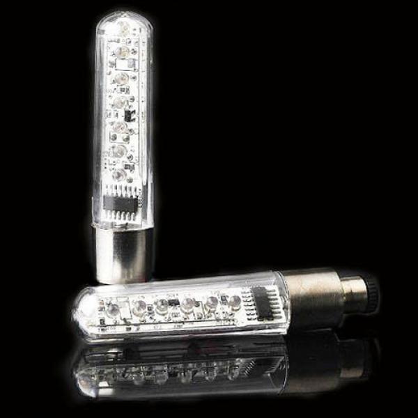 Bicycle Flash 7LED Lights Neon Bike Motorcycle Lamp Tire Spoke Wheel Valves e Bicycle Flash 7LED Lights Neon Bike Motorcycle Lamp Tire Spoke Wheel Valves e