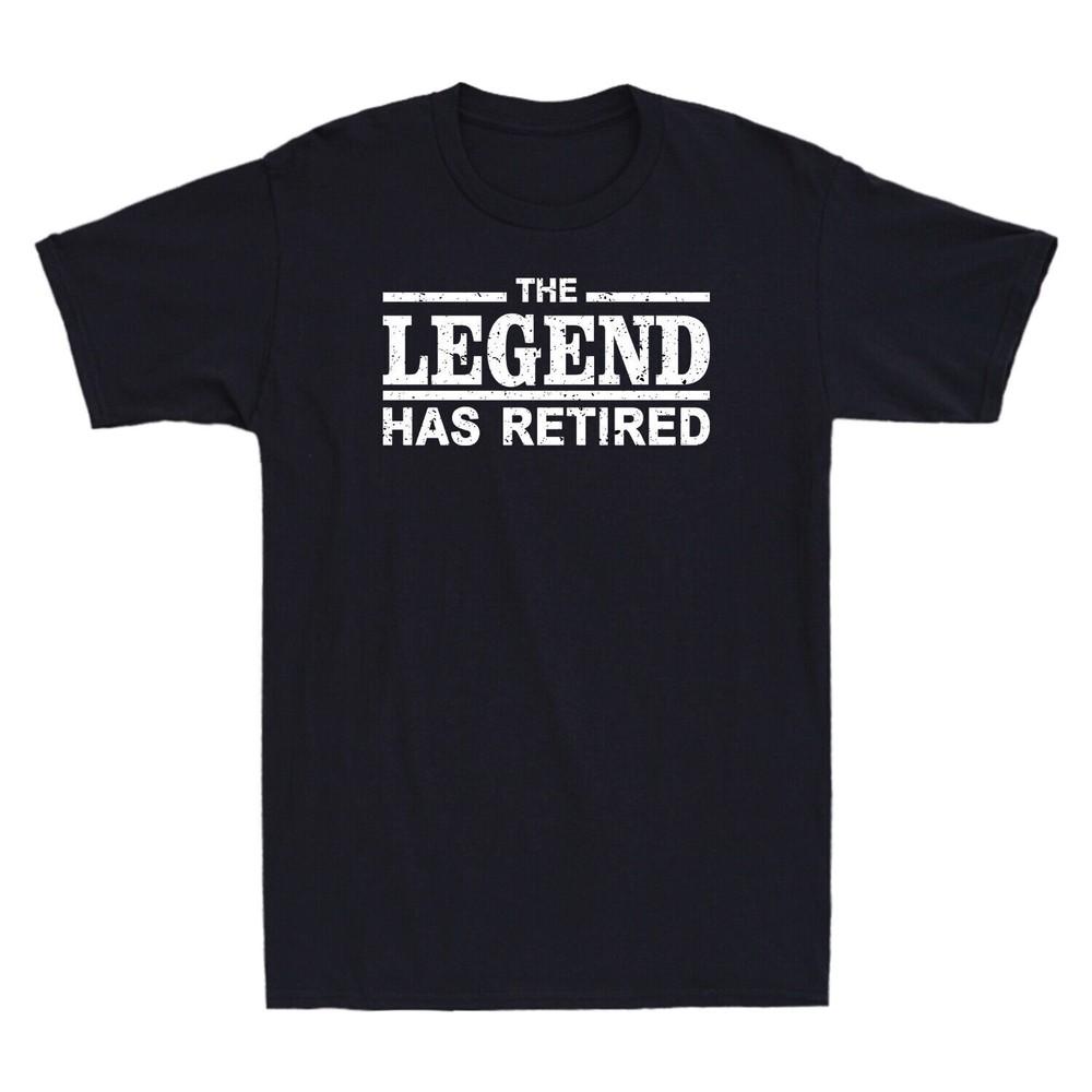 The Legend Has Retired Shirt Gift For Unisex Funny Vintage Unisexs Cotton Tshirt S