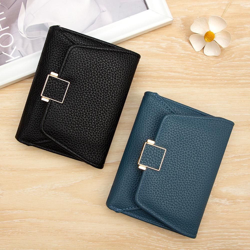 Women's Short Wallet Square Wallet Multifunctional Fashion Clutch Bag Change Bag Card Bag