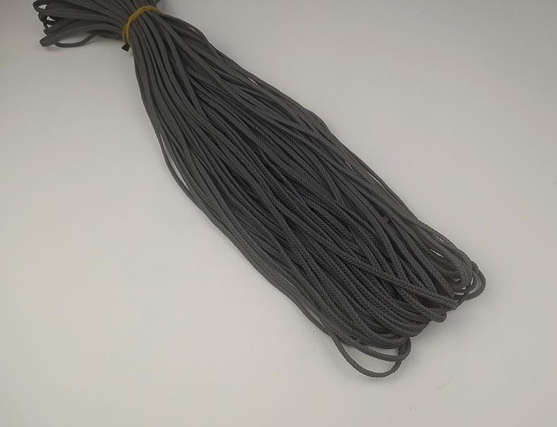 

6Mmpu Кожаный DIY Матовая Поверхность Четырехскладной Пятижильный Плетеный Шнур Браслет Головной Шнур Ювелирные Аксессуары Аксессуары для Багажа Материал для Обуви 6mm 5m серый
