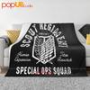 Attack On Titan Scout Regiment Special Ops Squad Ultra-Soft Blanket Quilt Winter Sofa Cover Bed Covers