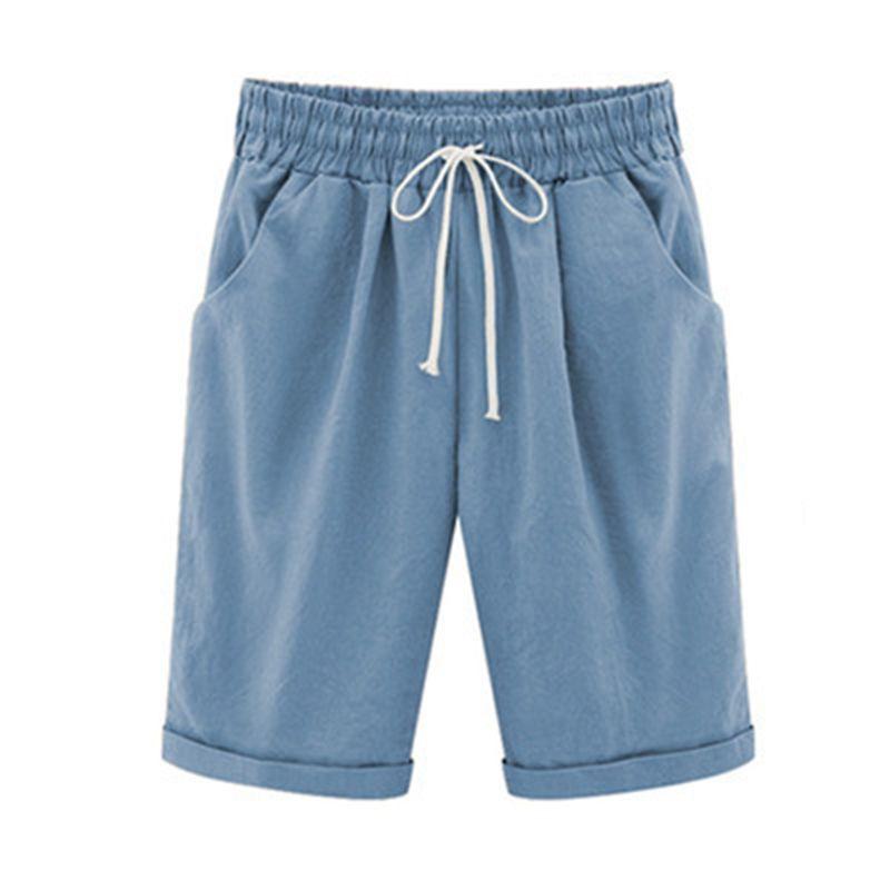 Stylish Women's Loose Summer Mini Drawstring Shorts With Pockets For Casual Comfort