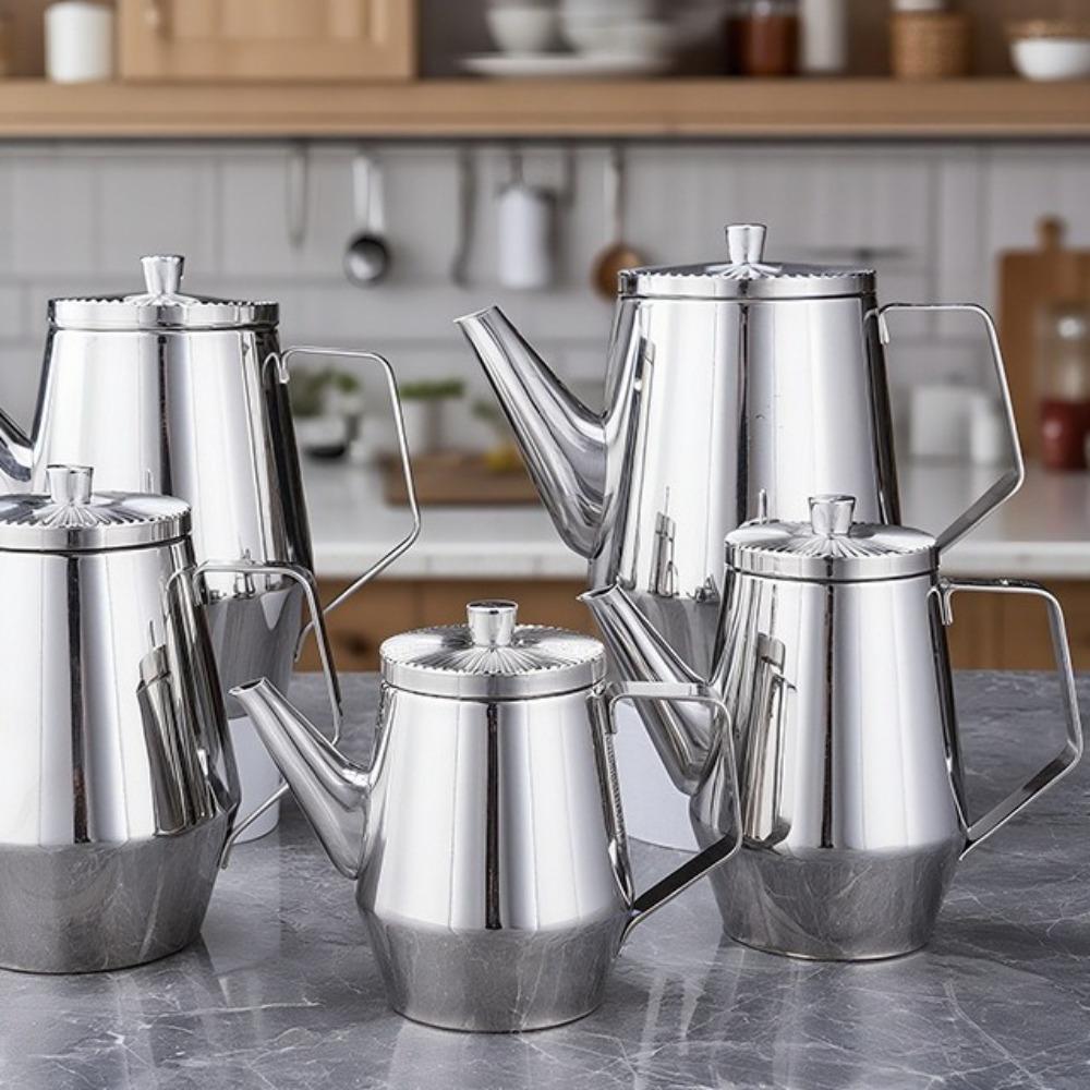 Large Capacity Stainless Steel Oil Bottle Leak-Proof Seasoning Jars  Kitchen Supplies