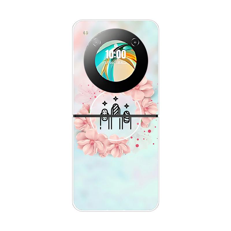 Pro ZTE Libero Flip Pouzdro Módní Roztomilý Kreslený Průhledné PC Tvrdá Skořepina Pouzdro na Telefon Pro ZTE Nubia Flip Flip2 Pouzdra Průhledné Fundas