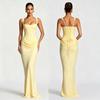 Women's Slim Fit Fishtail Dress Adjustable Straps Light Luxury Dinner Wedding Party Dress Dress