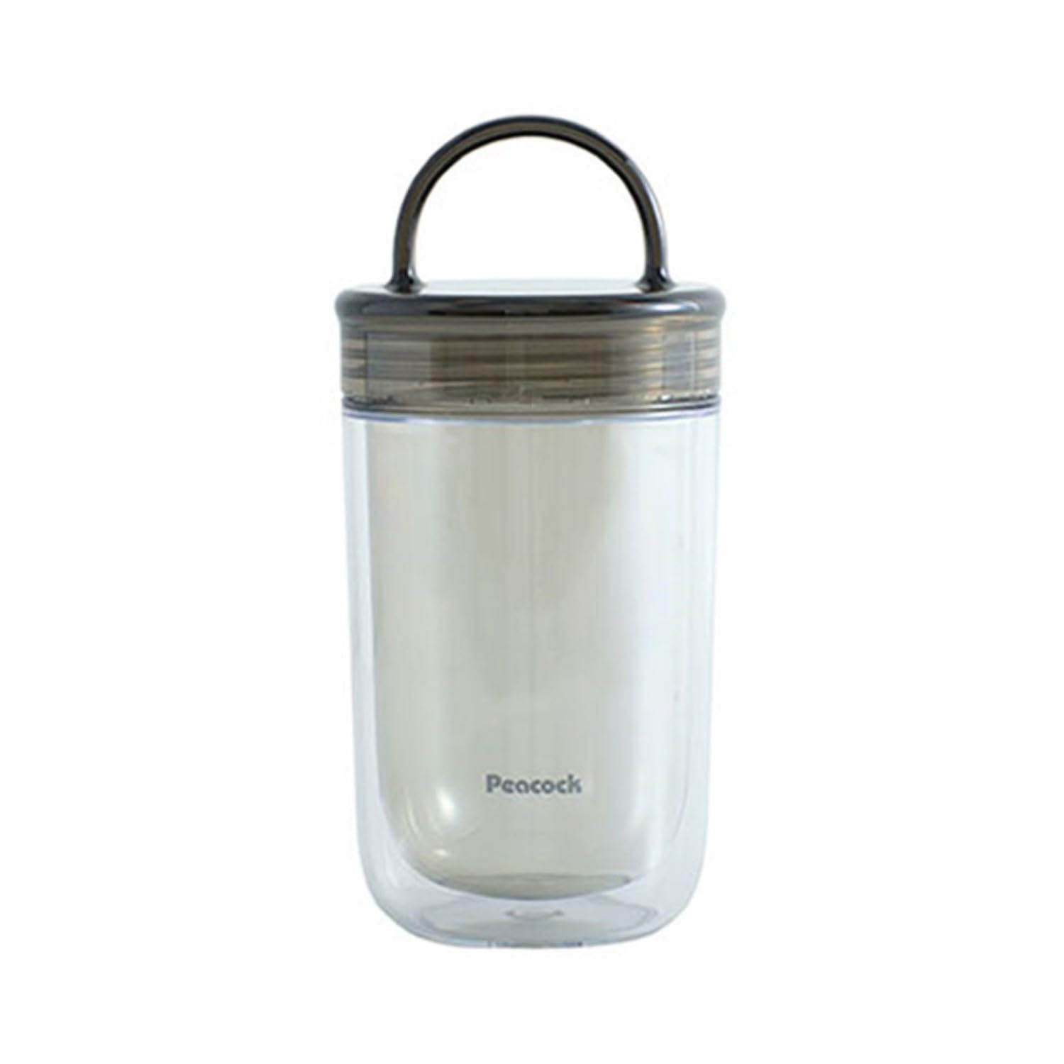 

The-peacock Vacuum Bottle Industry (The-peacock) Clear Bottle, 340ml, Smoke, Lightweight Shaker Bottle, PPA-35 XH