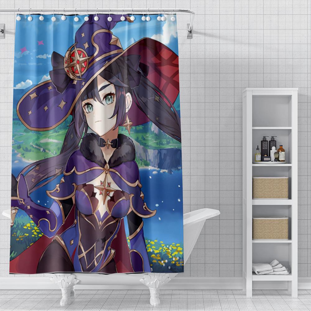 Home Duschvorhänge Für Badezimmer Landschaft Tiere Wasserdichter Stoff Badezimmervorhänge Moderner Duschvorhang 180X200 240X200