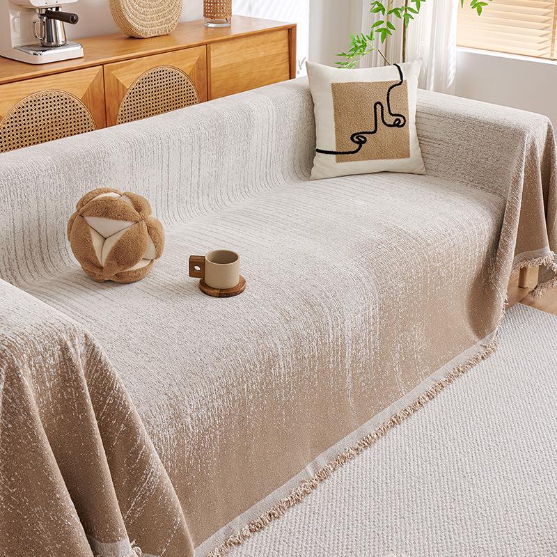 

Легкий роскошный чехол для дивана из шенилла, высококачественное нескользящее и устойчивое к пятнам одеяло для дивана, всесезонное полотенце для дивана с защитой от царапин от кошек 180*130cm