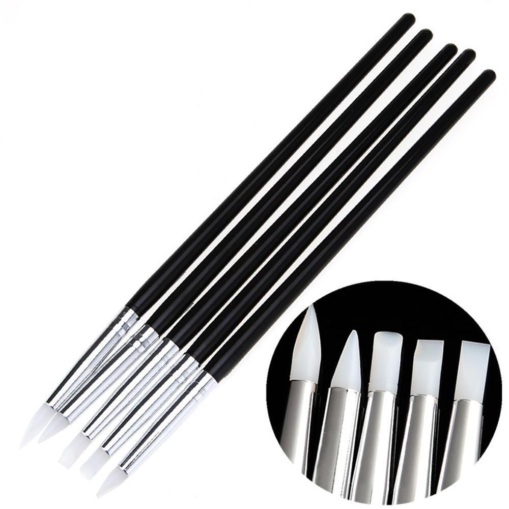 Polymer Modelling DIY Craft Carving Sculpting Pottery Tool Nail Art Silicone Pen Clay Shaper