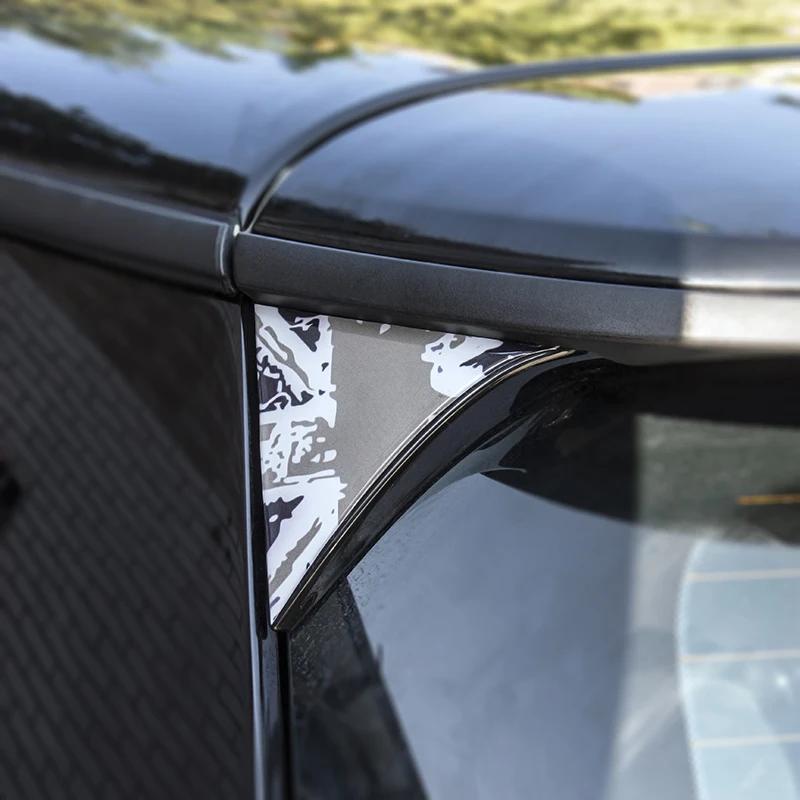 2Pcs Car Exterior Rear Back Trunk Tailfins Spoiler Wing 3D Sticker Decal Decor for BMW Mini Cooper F56 Car Styling Accessories