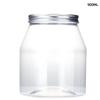 900 ml durchsichtige Vorratsgläser mit weiter Öffnung für Tierfutter, luftdichte Deckel für Nüsse, Süßigkeiten, Snacks, Speisekammer-Organisation