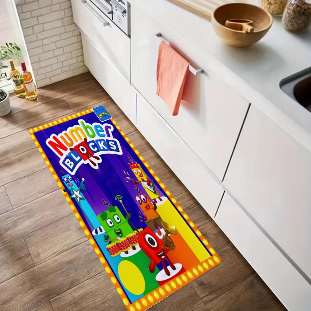 Numberblocks Kitchen Carpet Nonslip Floor Mat Ideal For Indoor And Outdoor Entryway Door Mat Laundry Room Bathroom Foot Mat