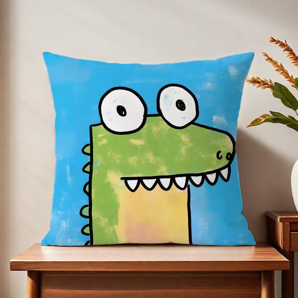 Animals cute cartoon cushion cover For Pillow Printing Sofa Decoration Home Car Room Coffee Shop Office Nordic Simplicity