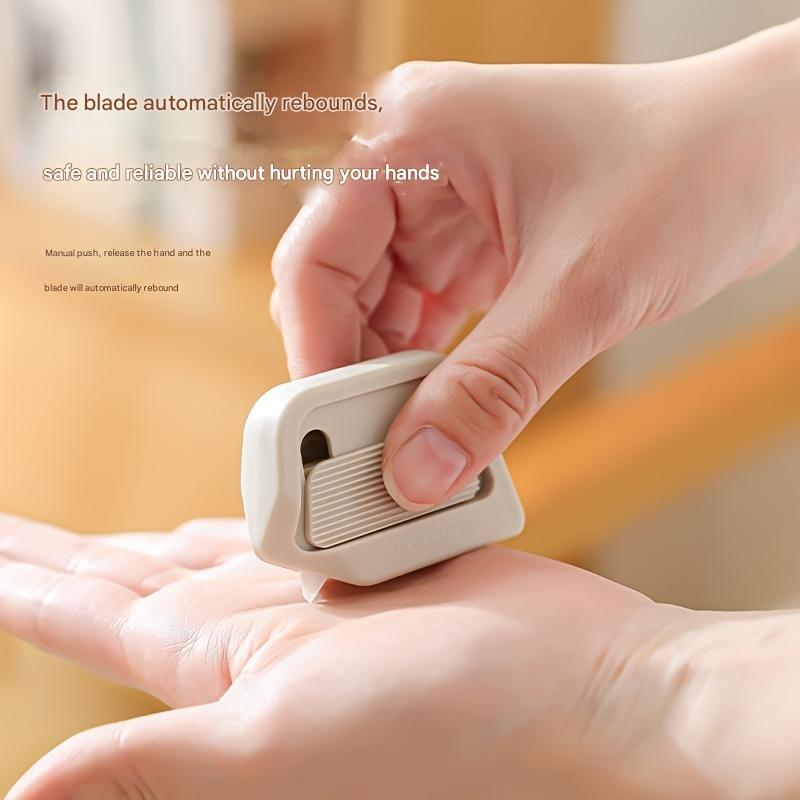 Magnetic Portable Unboxing Knife, Ceramic Blade, Express Unboxing Knife, Unboxing Artifact Blade, Automatic Rebound Unboxing Knife