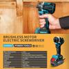 20+1 Torque Brushless Electric Screwdriver Rechargeable Cordless Electric Drill Screw Driver Household Power Tool Set