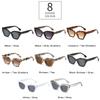 SHAUNA Retro Cat Eye Damen Luxus Sonnenbrille Modemarke Designer Polygon Brillen Herren Shades UV400 Gradient Sonnenbrille