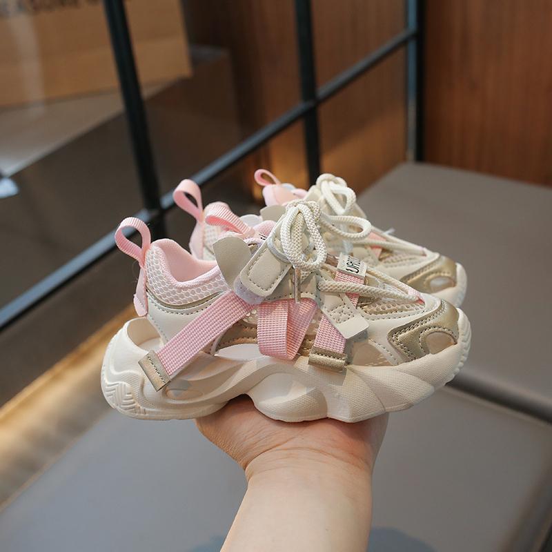 

Детская модная дышащая повседневная обувь, детская спортивная обувь для бега, трендовые удобные спортивные кроссовки для студентов и девочек 26 розовый