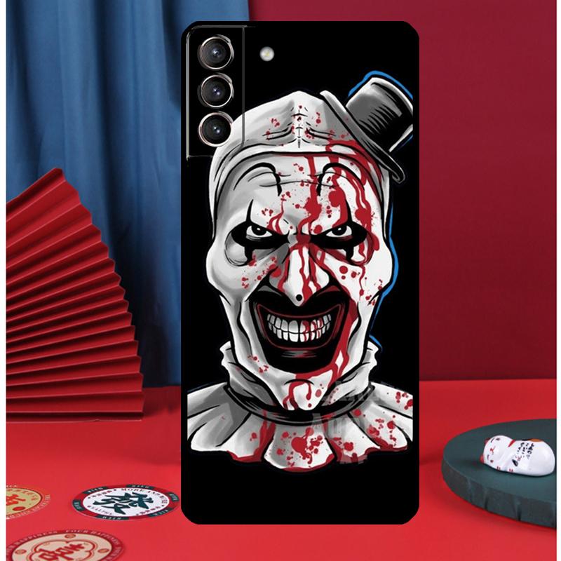Horror Movie Terrifier Cover For Samsung Galaxy S20 FE S21 S22 S23 Ultra S8 S9 S10 Plus Note 10 20 Ultra Phone Case