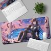 Mousepad Large Hololive Girl Nerissa Ravencroft Computer Game Rubber Locking Edge Keyboard Mat 900x400mm Washable Desktop Carpet