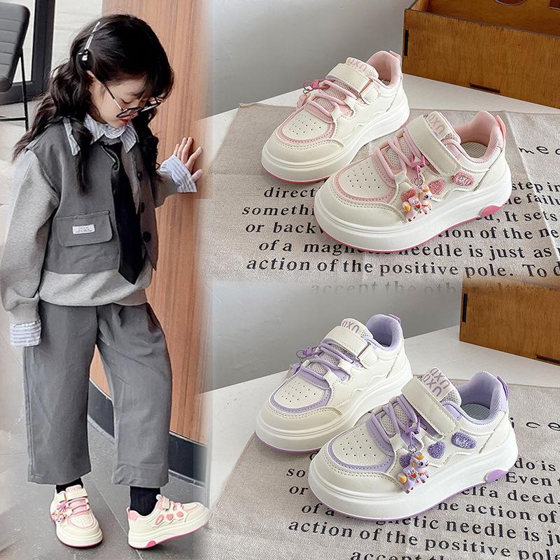 Versatile Women's and Kids' White Skate Shoes - Spring/Autumn Casual Fashion 2026