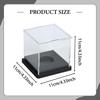 Softball Display Case Storage Stylish 11cmx11cmx11cm Stable Cube Acrylic Baseball Holder for