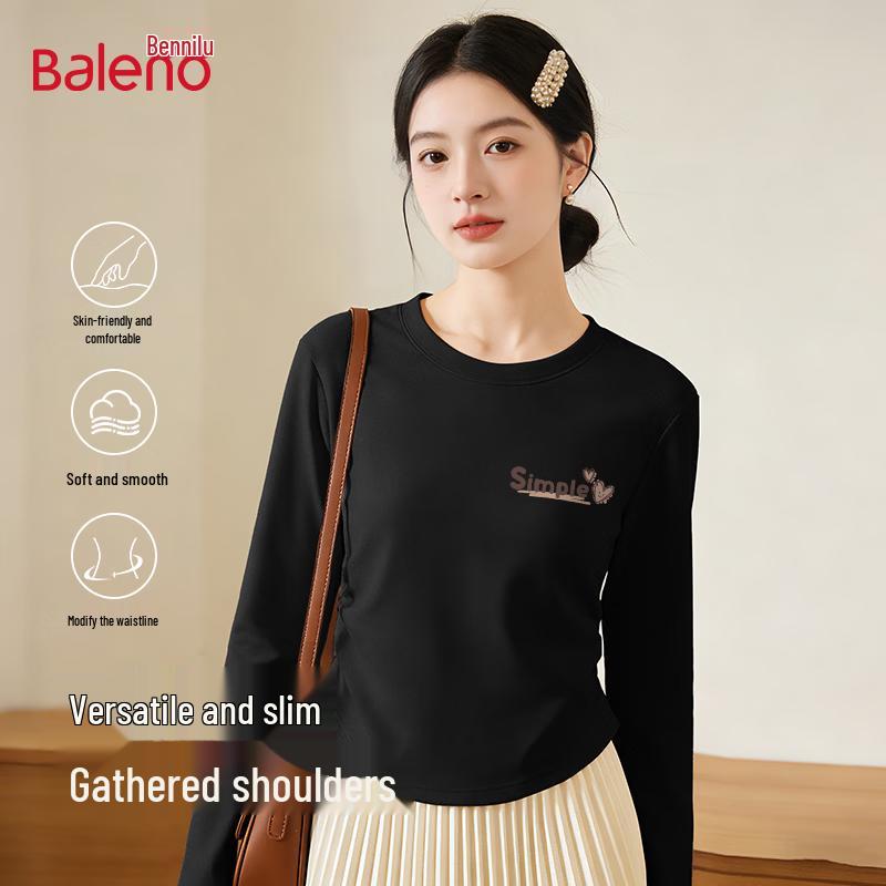 

Baleno Women s Printed Long Sleeve Slim Fit T-shirt XL