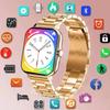 2026 Nieuwe Horloge Vrouwen Goud Smartwatch Mannen Waterdicht Bluetooth Draadloze Oproep Oneindig Scherm Slimme Armband DIY Wijzerplaat Bandjes