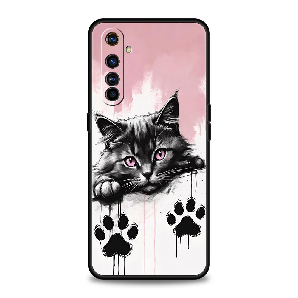 Daily Life of Cute Cats Phone Case For Realme 13 12 11 10 9 8 5G 7 C25 C35 GT5 GT3 GT2 Pro Plus For Realme GT Neo 2 3 3T 5 Cover