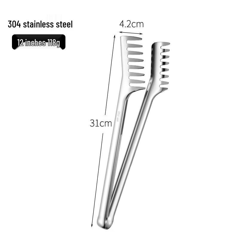Zhizhou 3-Piece 12-inch Stainless Steel Multi-purpose Food Tongs Set