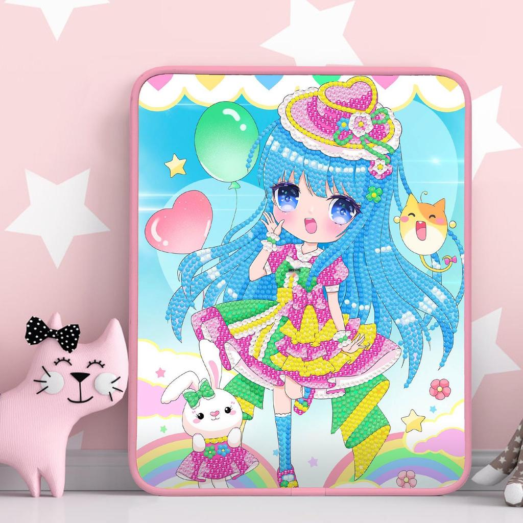 Officially Licensed Children's Little Princess DIY Diamond Painting Kit with Frame