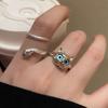 Vivid Cute Silver Color Cat Snake Open Rings For Women Girls Adjustable Finger Ring Gothic Cool Animal Jewelry Gifts