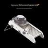 Multifunctional Vegetable Cutter: Potato Shredder, Grater, Slicer, Dicer & Wavy Radish Cutter.