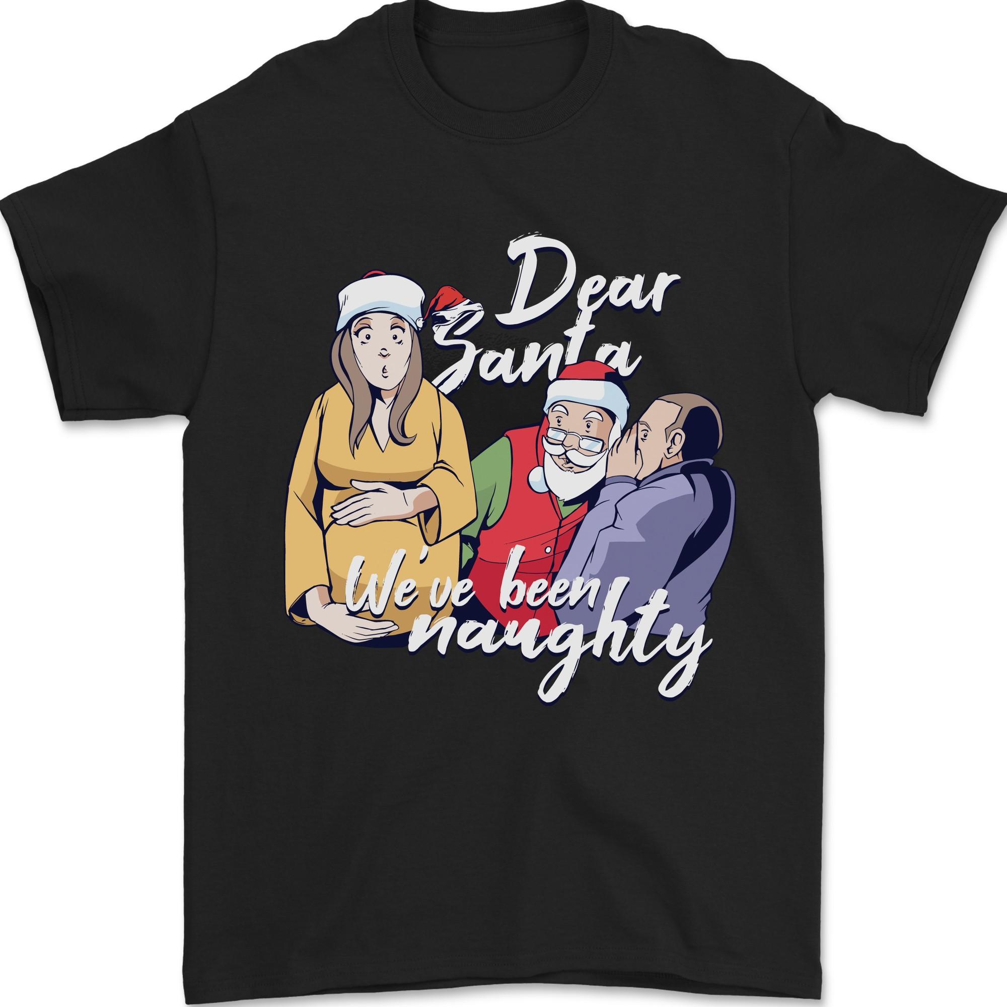 Funny Christmas Pregnancy Xmas Pregnant xmas Mens T-Shirt 100% Cotton XXXL