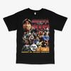 Über dem Ring Shootout Schwarzes T-Shirt