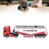 1:32 Scale Alloy Concrete Pump Truck High Simulation Construction Vehicle Model with Water Spray Function