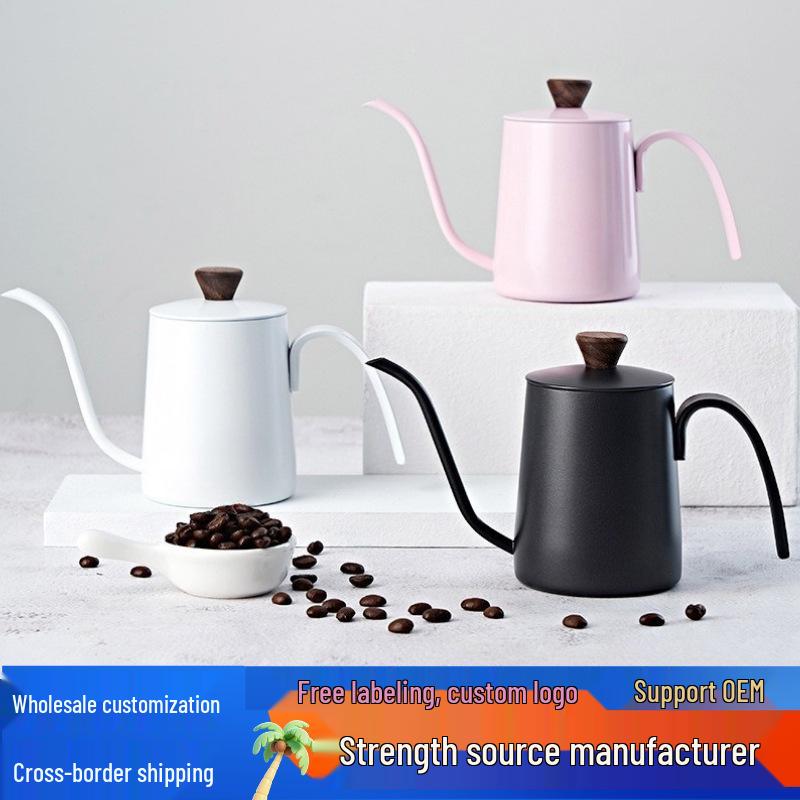 Teflon Long-Spout Pour-Over Kettle for Coffee and Tea Brewing