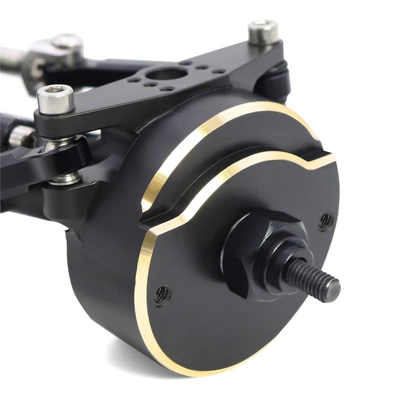 YSUN-For 1/10 Scale RC Car Brass Weight For Vanquish H10 Optic Model Upgrade Parts Accessory Set Brass Steering Knuckle