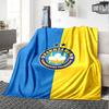 PAKHTAKOR FC Print Flannel Blanket High Quality Warm Comfortable Cover for All Seasons Perfect for Gifts Home Decor