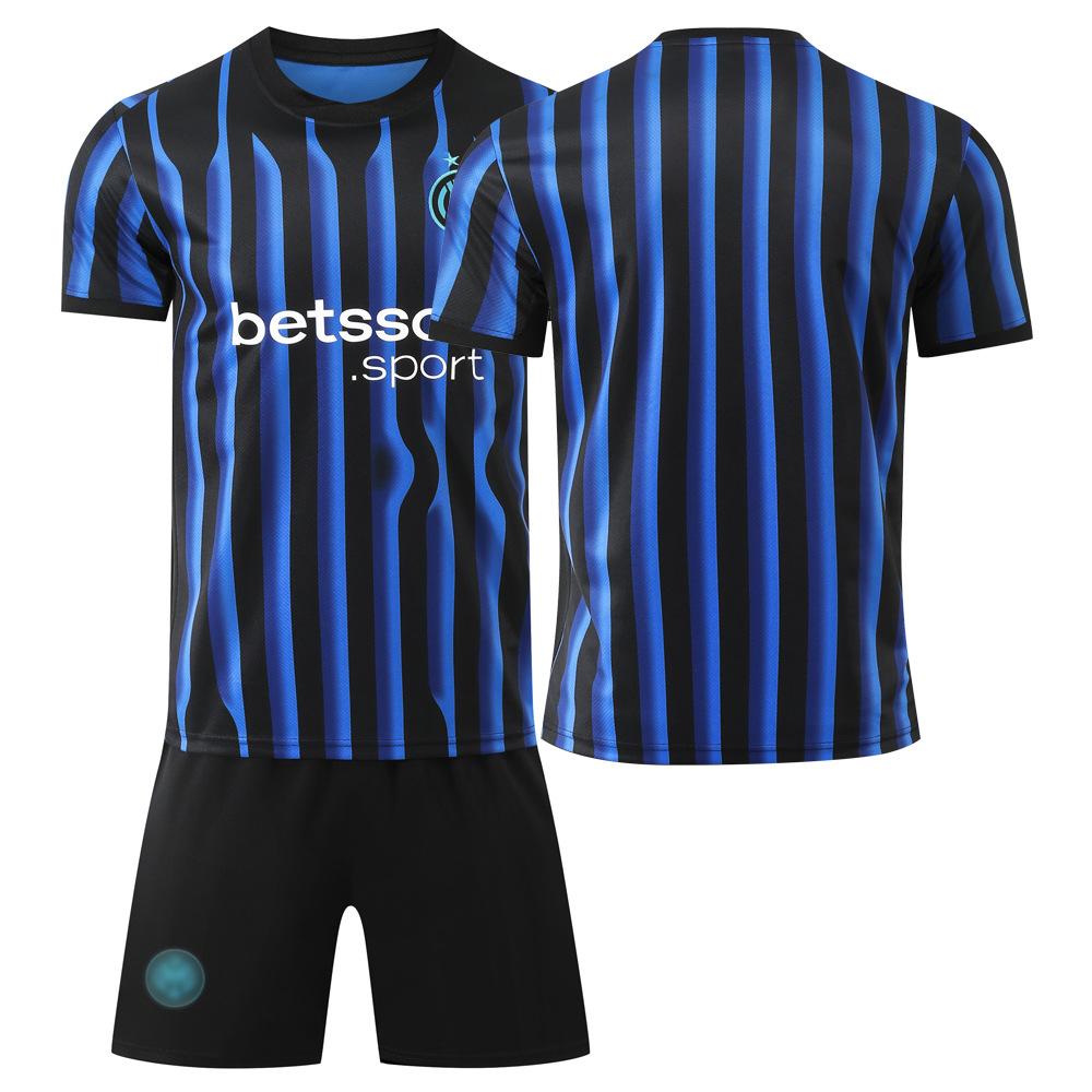 Inter Home And Away Football Jersey 9 Thuram No. 10 Lautaro White Jersey For Adults And Children 16