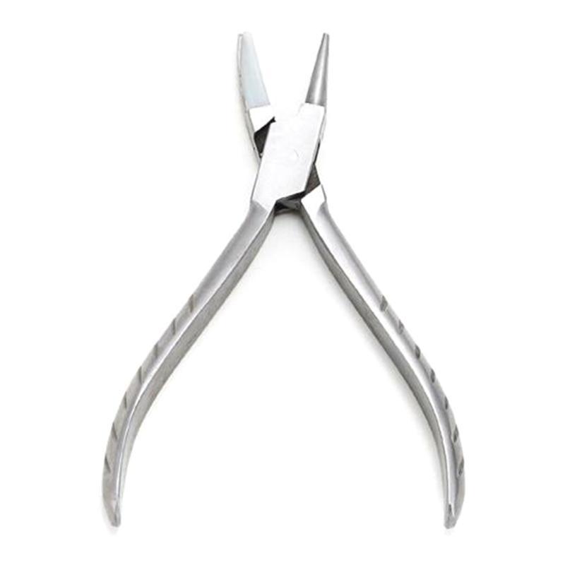 Nylon Jaw Pliers Glasses Frame Adjusting Plier Nickel Chromium Alloy Steel Jewelry Making Flat/ Needle Nose Pliers Tool