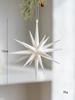 Champagne White Exploding Star Christmas Tree Ornament Hanging Decoration For Holiday Party Home Decor