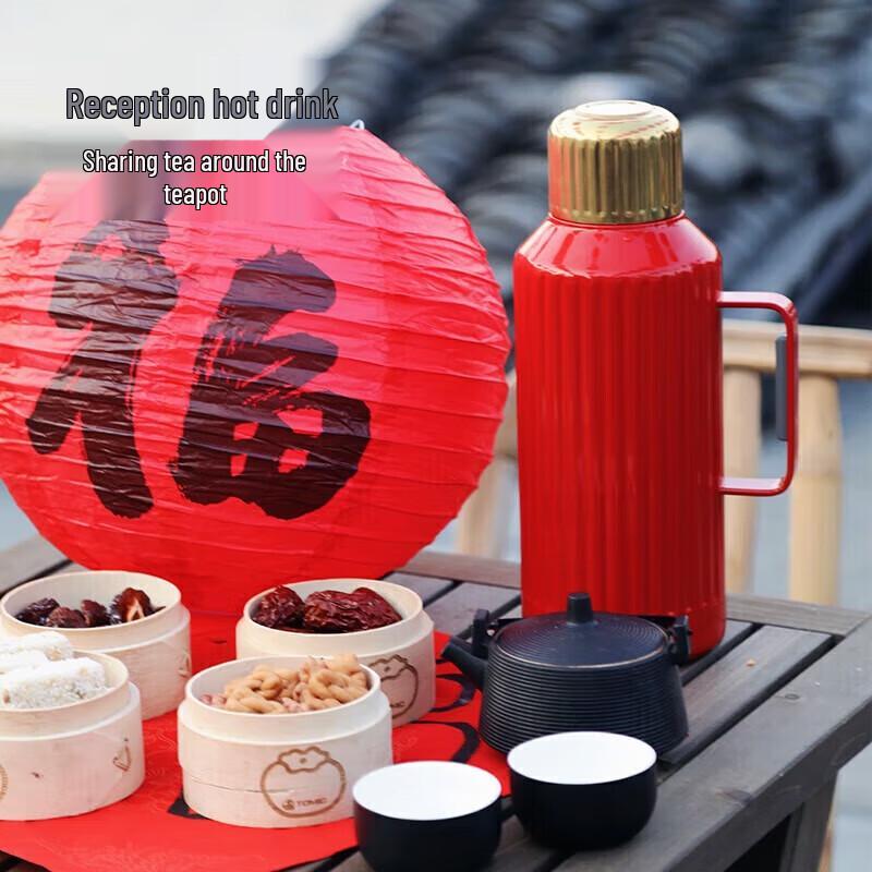 Termec 316 Stainless Steel Thermos Pot with Mechanical Temperature Display