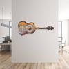 Guitar Metal Wall Art Retro Wall Decor Hanging Wall Ornament for Indoor Outdoor Office Home Music