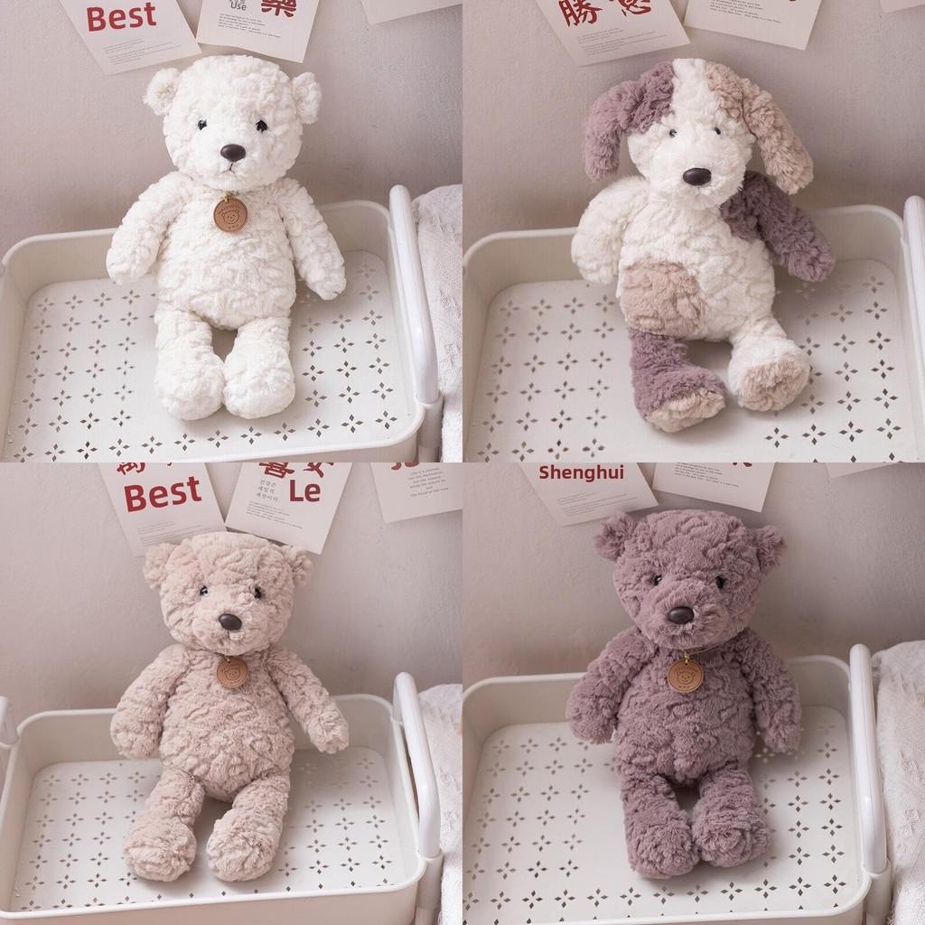 Dog Long Fur Plush Doll Pp Cotton Filled Cuddle Toy For Kids And Gifts Birthday