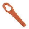 Blade Trimmer Blades 4pcs Orange Color Replacement Parts Garden Hand Tools Durability For Worx WG150/WG151/WG151