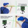 Mini 2-Line Level Portable High-Precision Green Laser Line Projector Crosshair Laser Floor Leveler