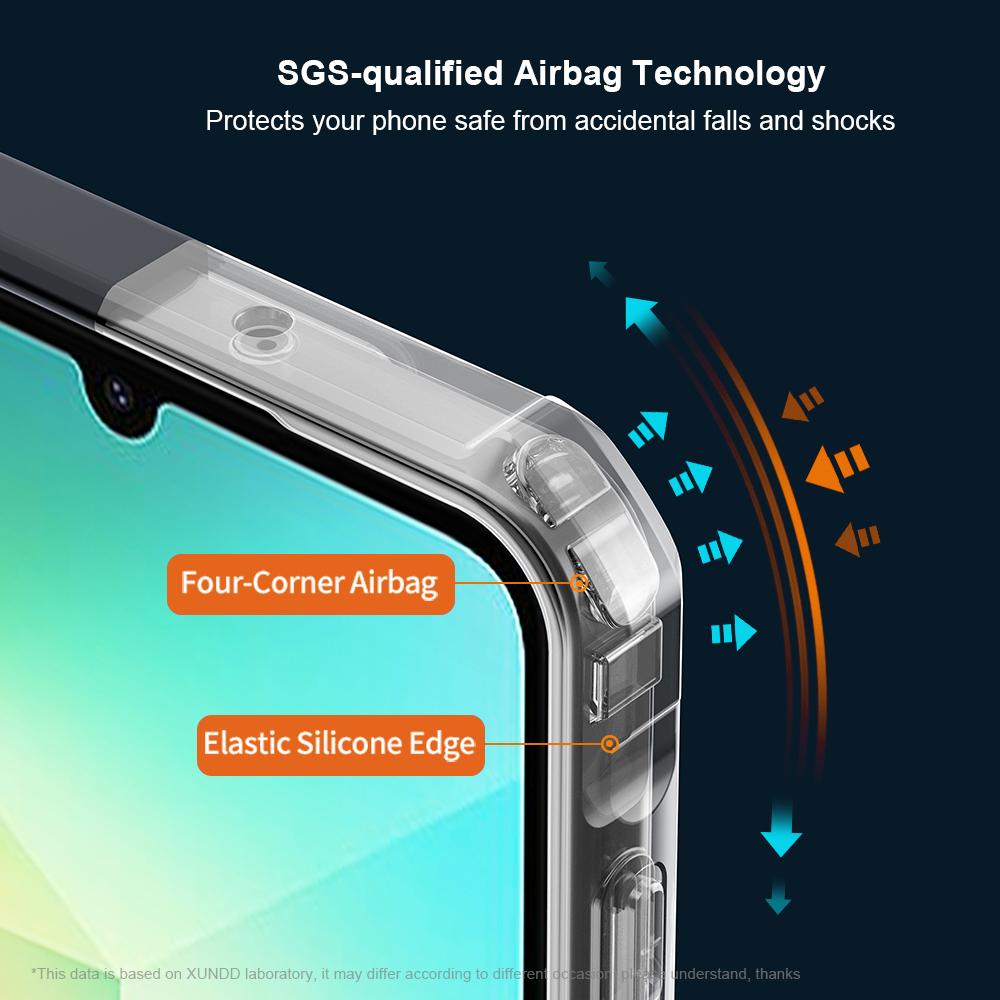 XUNDD For Samsung Galaxy A07 4G Case Dropproof TPU+Acrylic Clear Back Phone Cover