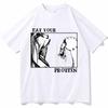 Attack On Titan TShirts Eat Your Protein Shirt Unisex Unisex Summer Casual ONeck Short Sleeve Shirts